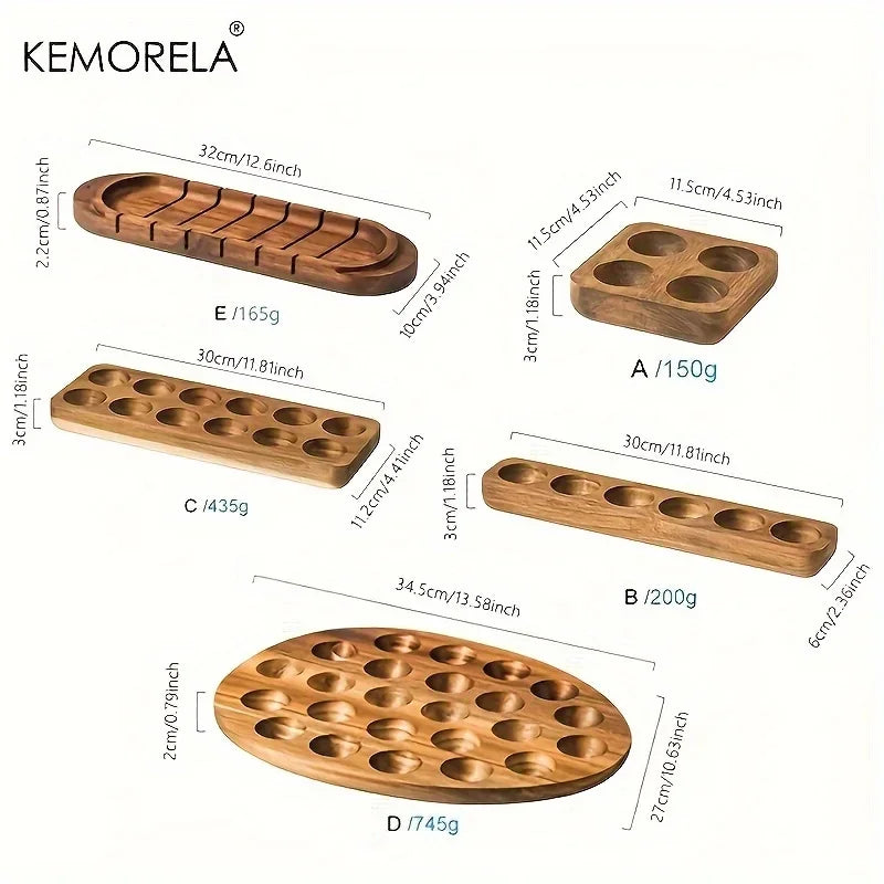 KEMORELA 1PCS Modern Wooden Egg Storage Box - Multi-Compartment Kitchen Organizer for Fresh Eggs Perfect for Home Cooking Baking