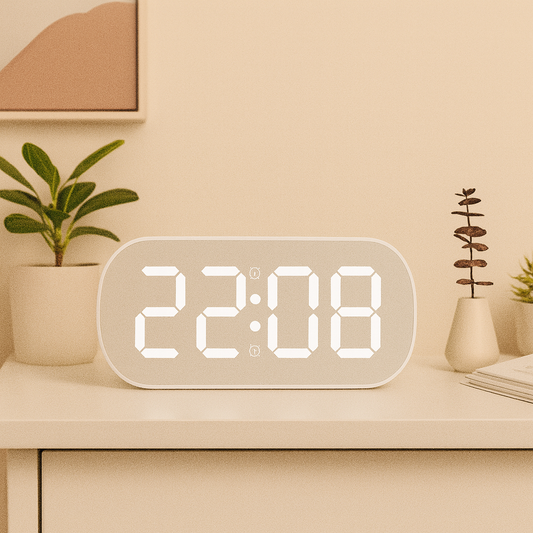 LED Digital Electronic Clock Simple Desktop Alarm Clock Living Room Bedroom Decoration Alarm Clock
