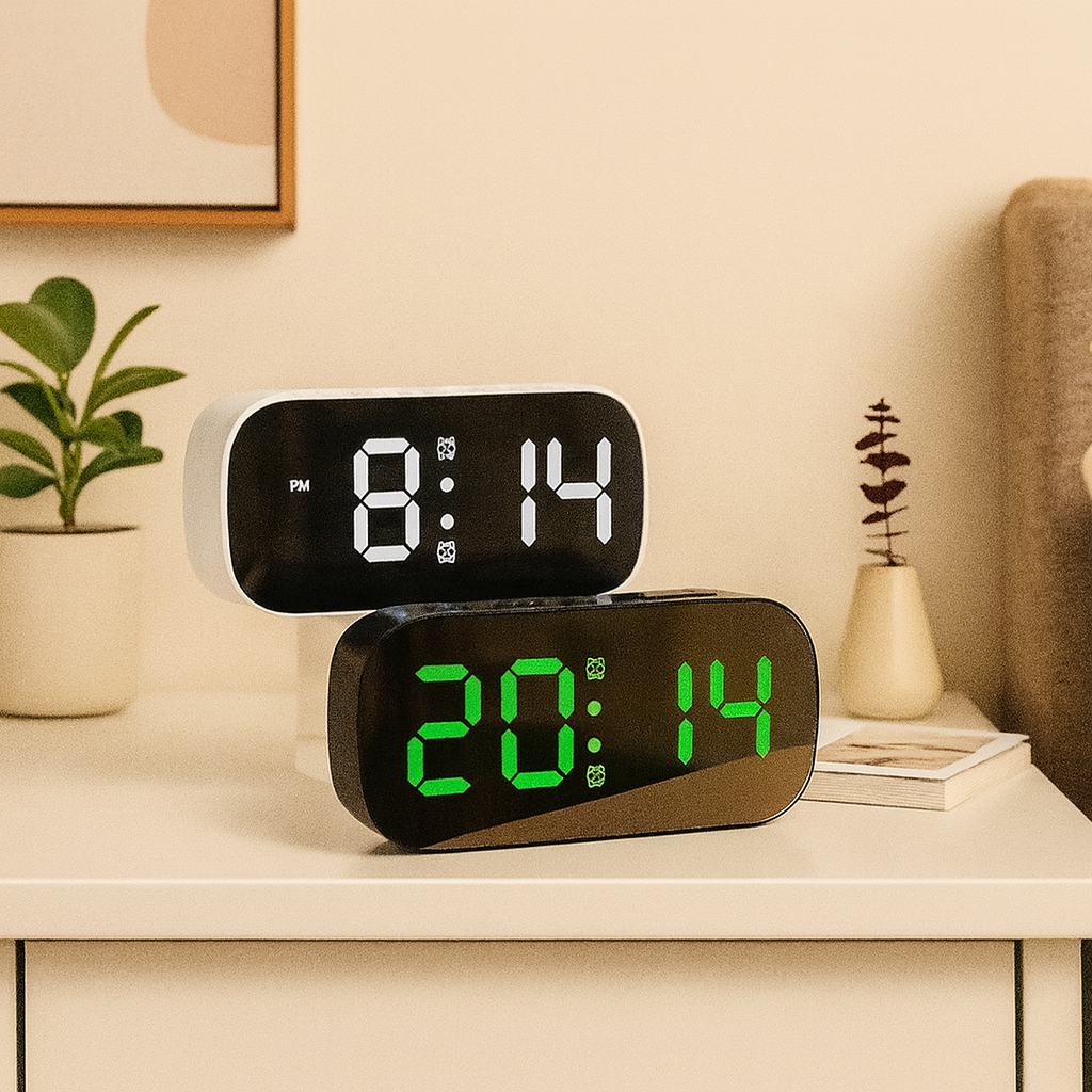 LED Digital Electronic Clock Simple Desktop Alarm Clock Living Room Bedroom Decoration Alarm Clock