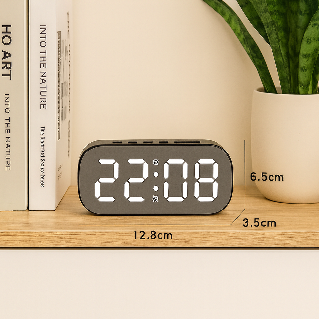LED Digital Electronic Clock Simple Desktop Alarm Clock Living Room Bedroom Decoration Alarm Clock